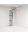 New Yorker brusevæg 90 x 200 cm - Sort