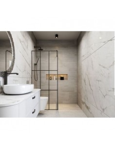 brusedør brusehjørne brusevæg sort new york moderne badeværelse yorker 2