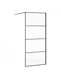 brusedør brusehjørne brusevæg sort new york moderne badeværelse yorker