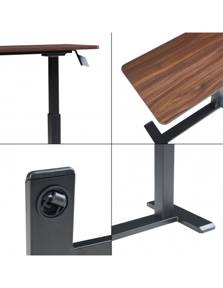 hæve sænke skrivebord computerbord laptopbord bord sofa