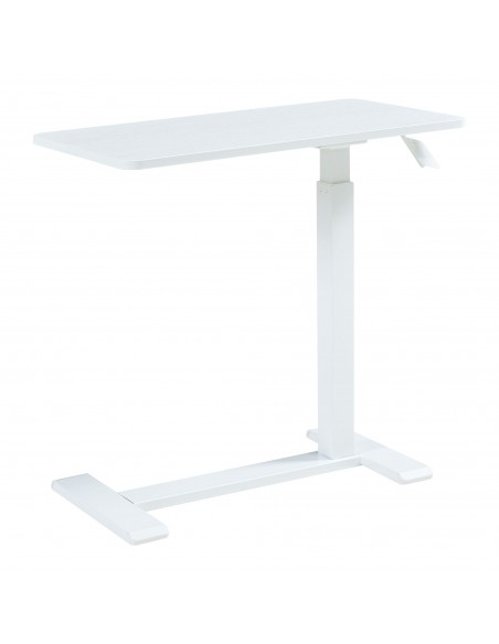 hæve sænke skrivebord computerbord laptopbord bord sofa hvid
