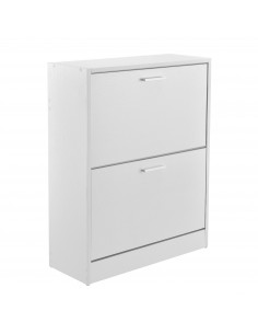 Skoskab gulv træ billigt eg egetræ garderobe entre hvid