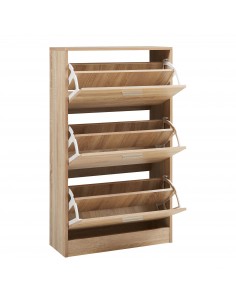 Skoskab gulv træ billigt eg egetræ garderobe entre 2