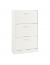 Skoskab i møbelplade H103 x B60 x D24 cm - Hvid