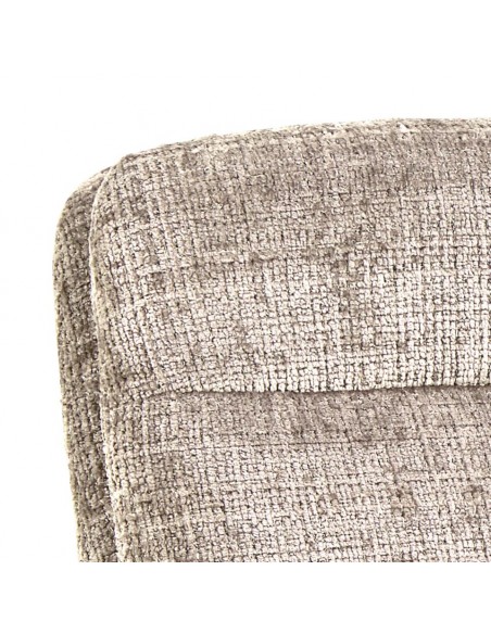 spisebordsstol med armlæn drejefod drejefunktion vippefunktion beige stof