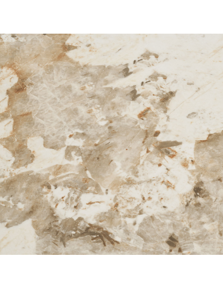 Rundt spisebord 120 beige marmor