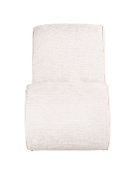 lænestol chenille stof polyester creme beige moderne nordisk skandinavisk