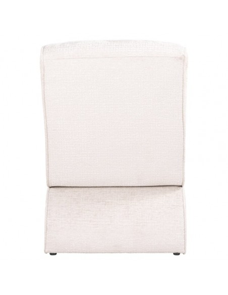 lænestol chenille stof polyester creme beige moderne nordisk skandinavisk