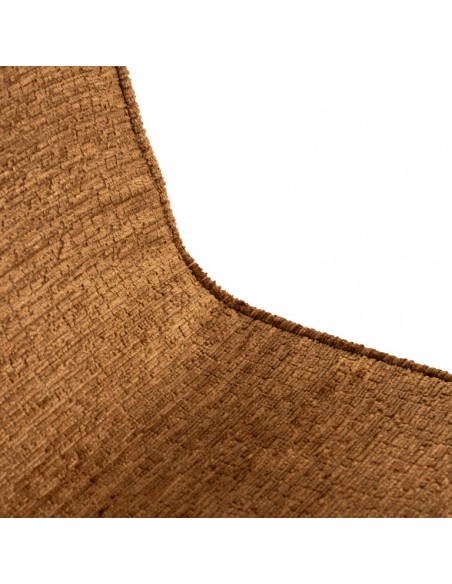 lænestol cognac stof chenille moderne design skandinavisk richmond