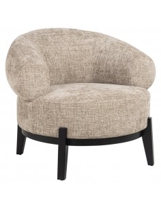 lænestol stof chenille polyester sand beige