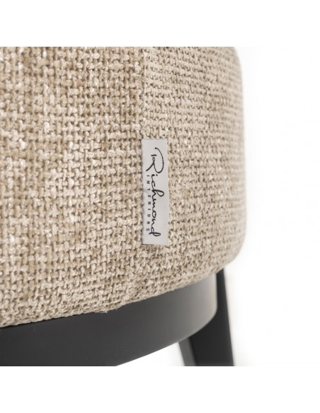 lænestol stof chenille polyester sand beige