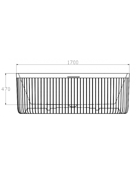 fritstående badekar mat sort solid surface sten ovalt fristående 170