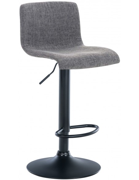 barstol stof sort billig moderne design køkken grå