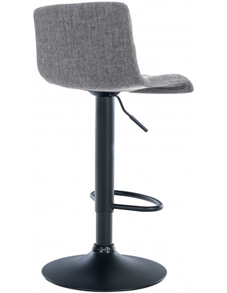 barstol stof sort billig moderne design køkken grå
