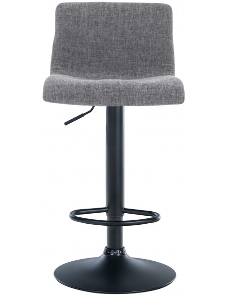 barstol stof sort billig moderne design køkken grå