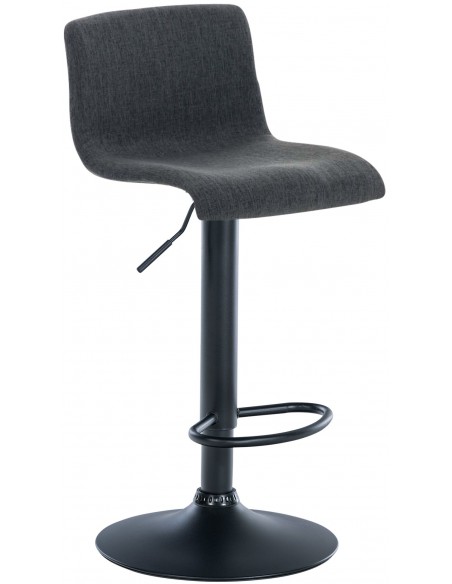 barstol stof sort billig moderne design køkken grå