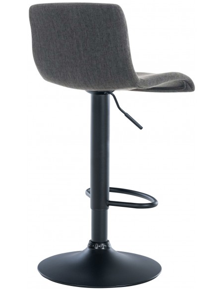 barstol stof sort billig moderne design køkken grå