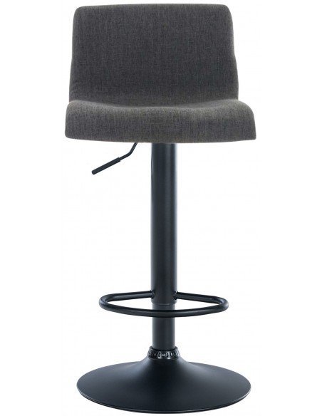 barstol stof sort billig moderne design køkken grå