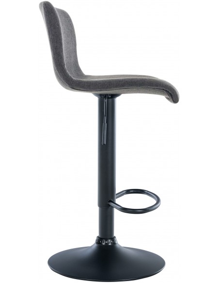 barstol stof sort billig moderne design køkken grå