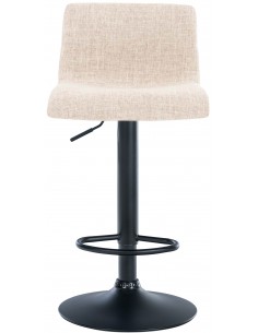 barstol stof sort billig moderne design køkken creme beige 2