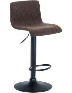 barstol stof sort billig moderne design køkken brun