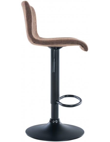 barstol stof sort billig moderne design køkken brun