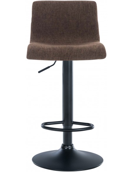 barstol stof sort billig moderne design køkken brun