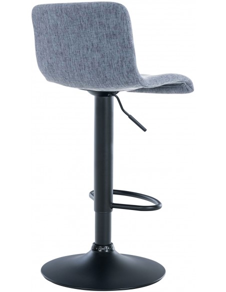 barstol stof sort billig moderne design køkken blå