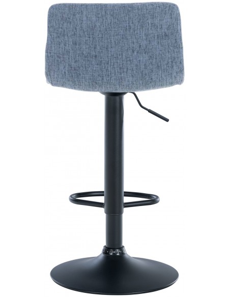 barstol stof sort billig moderne design køkken blå