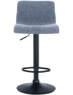 barstol stof sort billig moderne design køkken blå 2