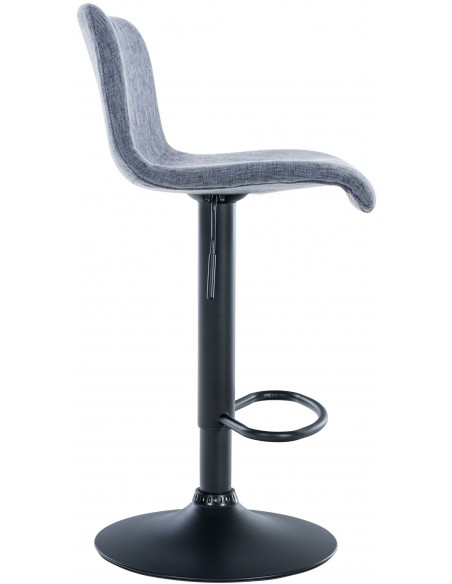 barstol stof sort billig moderne design køkken blå
