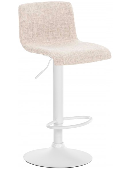 barstol stof hvid billig moderne design køkken