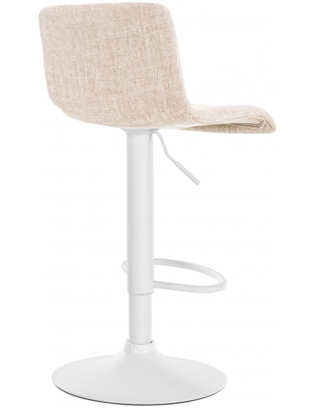 barstol stof hvid billig moderne design køkken