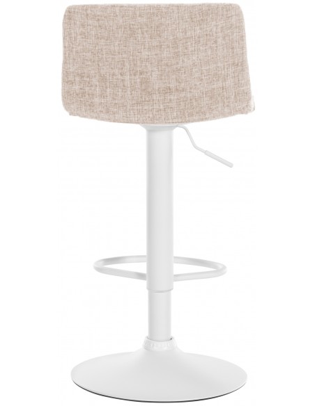 barstol stof hvid billig moderne design køkken
