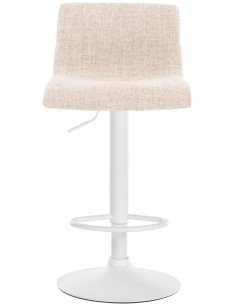 barstol stof hvid billig moderne design køkken 2