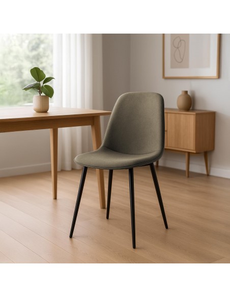 Spisebordsstol stof polyester