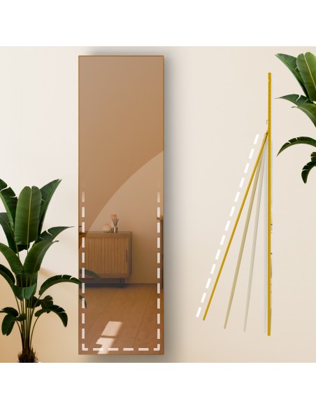 gulvspejl spejl garderobe entre soveværelse helkropsspejl