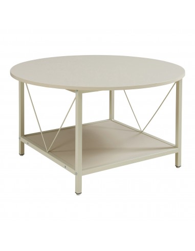 sofabord sidebord beige sand stuemøbler rundt