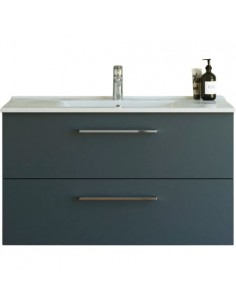 komplet badmiljø underskab med vask eg håndvask badeværelse grå badeværelesmøbler