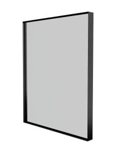 badeværelsesspejl vægspejl spejl badeværelse vask håndvask sort