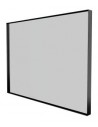 BASICLINE Badeværelsesspejl 81,2 x 61,2 cm - Sort