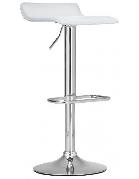 barstol læder hvid billig moderne design køkken