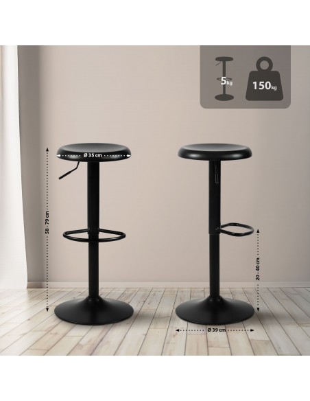 sort barstol billig design køkken
