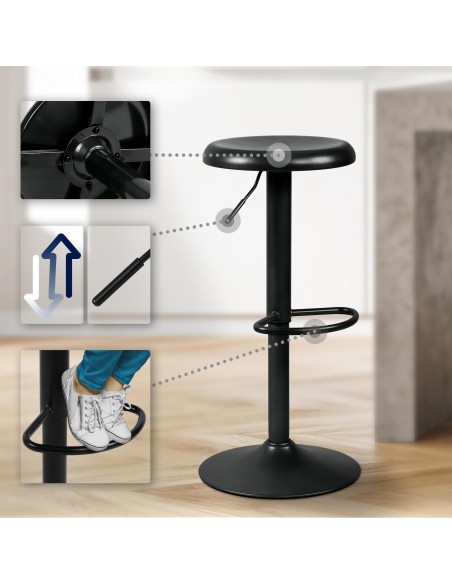 sort barstol billig design køkken