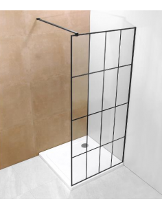 brusevæg sort new york moderne badeværelse 2