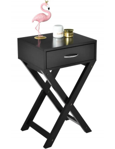 sengebord natbord sort moderne design