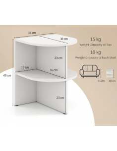 sengebord natbord hvid moderne design 2