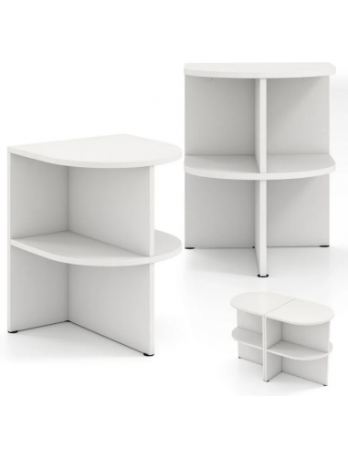 sengebord natbord hvid moderne design