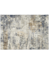 Løst tæppe i polyester 230 x 160 cm - Meleret grå