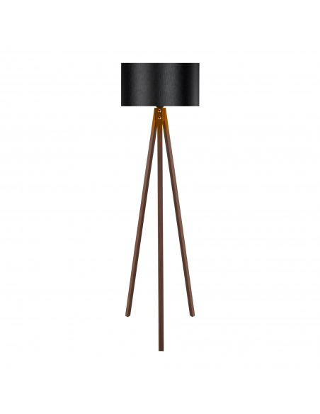 Gulvlampe træ tripod trefod moderne